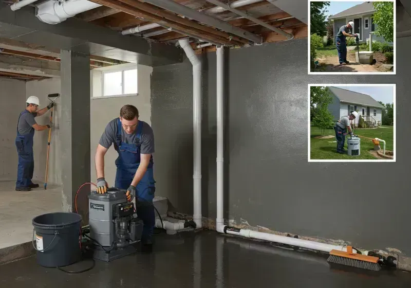 Basement Waterproofing and Flood Prevention process in East Saint Louis, IL